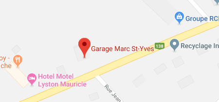 Google Map Garage M. St-Yves